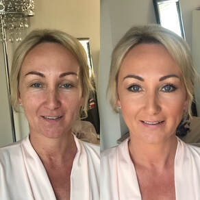 Mature Bride Before and After Makeup 