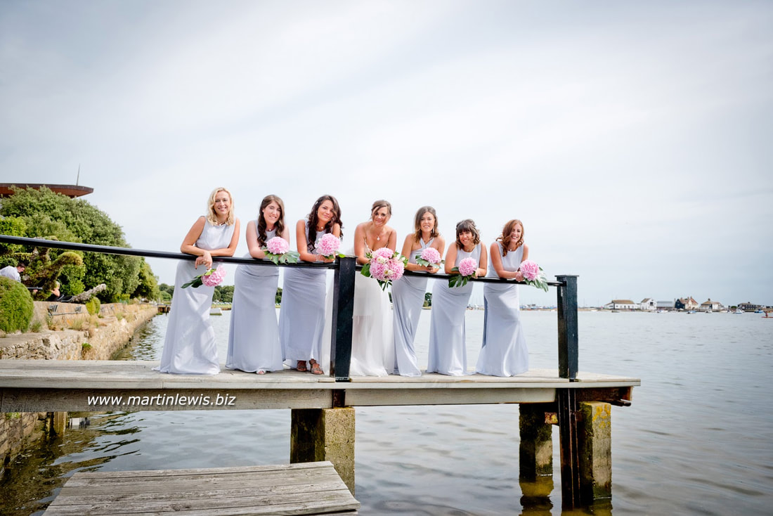 Bridesmaids at The Christchurch Harbour Hotel